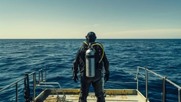 Boat Diver in aqaba red sea